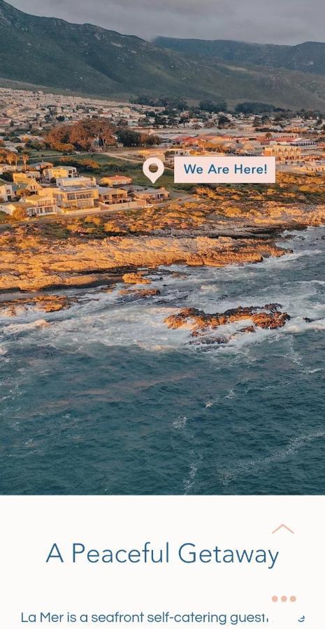 La Mer Seafront Selfcatering Accommodation Kleinmond Zewnętrze zdjęcie